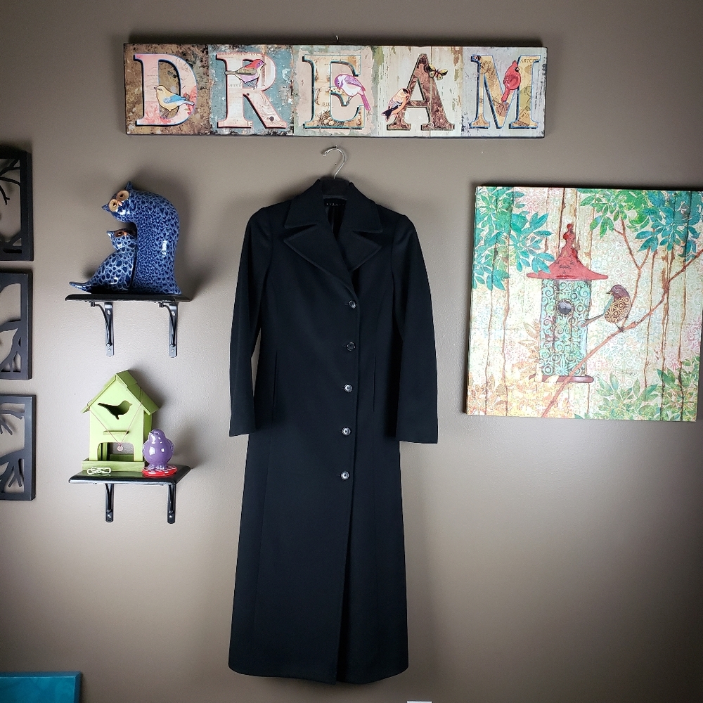 Sisley wool blend trench coat 38